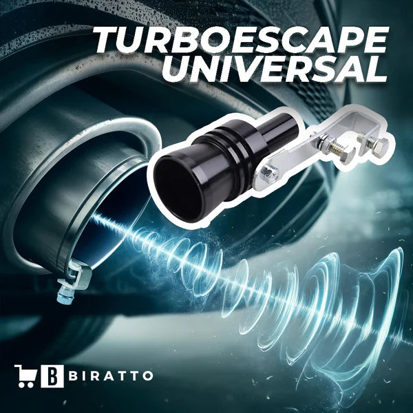 TURBOESCAPE ® Válvula de Sonido Turbo para Carro/Moto